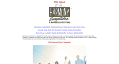 Desktop Screenshot of harmony-sweepstakes.com