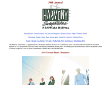 Tablet Screenshot of harmony-sweepstakes.com